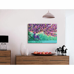 Paris Prix Tableau à Peindre Soi-Même Purple Deer 40x60cm