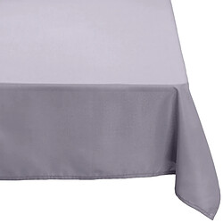 Soleil D'Ocre Nappe rectangle 140 x 240 cm - Uni grise - Linge de table 