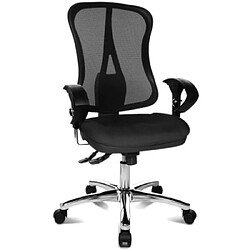 Topstar Head Point SY Chaise de Burea 5 Roues Réglable en Hauteur Polypropylène Polyester Noir