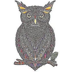 Universal Red Owl Puzzle Pizzle Piece Game pour les enfants et les adultes (A3) 