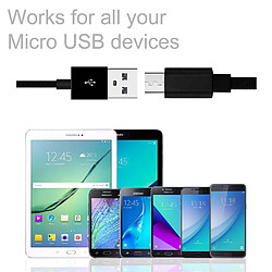 Avis Cadorabo Câble Micro USB de 1 mètre 2.4A