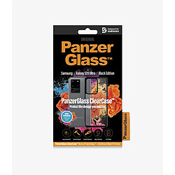 PANZERGLASS - Coque Transparente avec Bord Noir pour Samsung Galaxy S20 Ultra