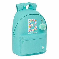 Sacoche pour Portable Benetton Letter Vert 31 x 41 x 16 cm 