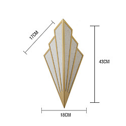 Universal Lampe murale de chevet d'hôtel de chambre européenne créative lampe murale de secteur d'intérieur 