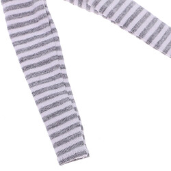 Avis leggings à rayures longues chaussettes pantalons habiller pour 12 pouces blythe poupée bjd gris