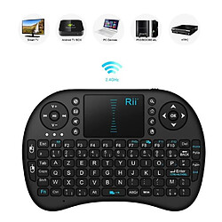 Rii Mini i8 Wireless (AZERTY) - Mini Ergonomique sans Fil avec Touchpad