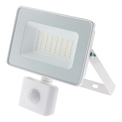 Projecteur LED de chantier - Technologie Sensor - 30W 3000Lm IP65 6500K - Noir - A+ - Zenitech 