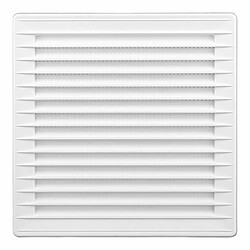 Grille de ventilation EDM 87724 Blanc 17 x 17 x 1,15 cm Moustiquaire