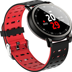 Wewoo Montre connectée B8 + 1,08 pouce Écran couleur IPS IP67 Smartwatch étancherappel d'assistance / Cardio / Oxymètre / pression artérielle / surveillance du sommeil Rouge