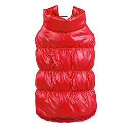 Pet Dog Puppy Cat Chaud Rembourré Coat Down Jacket Vest Vêtements Vêtements Rouge XXL