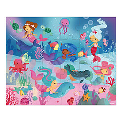 Avis Puzzle enfant 24 pièces Sirènes - Janod