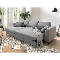 Avis Lisa Design Tala - canapé d'angle gauche - convertible avec coffre - 4 places - en tissu