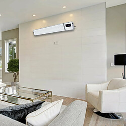 Electric Sun ElectricSun 2800W et 1400W blanc radiateur rayonnant infrarouge avec thermostat, avec contrôle WiFi Smart Life App, montage mural ou au plafond 180x15cm