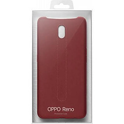 Oppo Coque pour Oppo Reno Rigide et Haut de Gamme Rouge