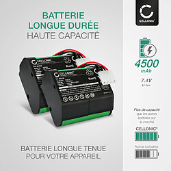 2x Batterie pour Vorwerk Kobold VR100 VX100 (Vorwerk 46439 PN46439 SCM61932) 2x4500mAh de CELLONIC