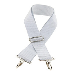 Ceinture réglable pour sangle de caisse claire avec crochet en métal pour accessoires de caisse claire blanc pas cher