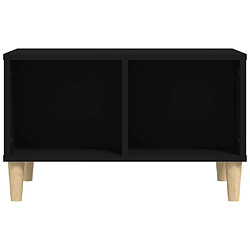 Acheter vidaXL Table basse Noir 60x50x36,5 cm Bois d'ingénierie