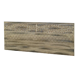 GEESE HOME 10465-Tête de lit en bois de peuplier naturel, 165x60 cm 