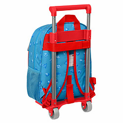 Cartable à roulettes SuperThings Rescue force 27 x 33 x 10 cm Bleu