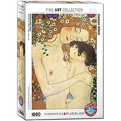 Puzzle 1000 piAces Eurographics MAre et enfant par gustav Klimt 