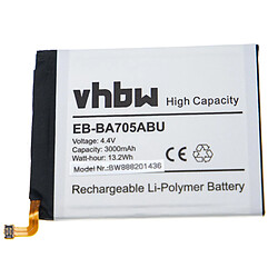 vhbw Batterie remplacement pour Samsung EB-BA705ABU, GH82-19746A pour smartphone (3000mAh, 4.4V, Li-polymère) 