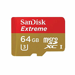 Avis SanDisk Extreme Micro SD HC 64Go + Adaptateur SD