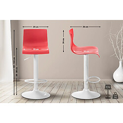 Non Tabouret de bar Hoover W