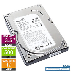 Seagate Technology Disque Dur 500Go SATA 3.5 Seagate Barracuda ST3500413AS 20mm 7200rpm 16Mo · Reconditionné 