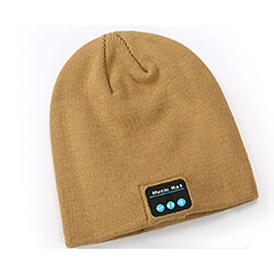 YP Select Bluetooth Hat Bluetooth Beanie Hat with Bluetooth 5.0 Built-in Stereo Mic Fit for Outdoor Sports-Jaune 