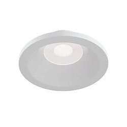 MAYTONI Downlight encastré blanc, 1 lumière IP65, GU10