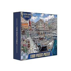 Universal Puzzle de 1000 pièces pour adultes, puzzle de paysage (café)