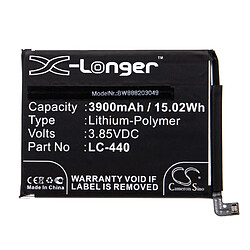 vhbw Batterie remplacement pour Nokia LC-440 pour smartphone (3900mAh, 3,85V, Li-polymère) 