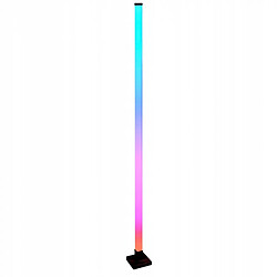 Lampadaire Eco Light EC20546 Lampe sur pied LED RGB fonction musicale Tuya noir