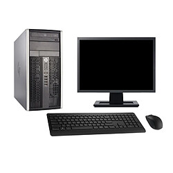 PC Tour HP 6300 CMT Ecran 19" Intel i7-3770 RAM 8Go SSD 480Go Windows 10 Wifi - Occasion