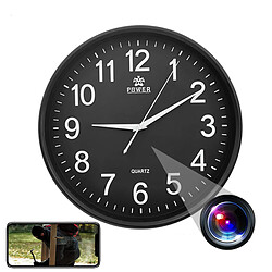 Yonis Horloge Murale Caméra Espion 1080p + SD 8Go Horloge Murale Caméra Espion WiFi FHD 1080P Vidéosurveillance Android iOs + SD 8Go YONIS