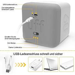 Avis Universal Lumière de nuit pour les enfants, Lumière de nuit à LED, Lampe de nuit avec lumière blanche chaude dimmable et fonction de synchronisation, Lampe de lit pour chambre, salon, Lumière chaude, (Blanche chaude)