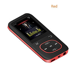 Universal Magnétophone numérique professionnel HD Musique réduite au bruit Lecteur vidéo MP3 Radio FM E-book Enregistrement audio Dictaphone(Rouge)