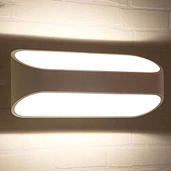 Goeco Applique Murale Interieur, Lampe Murale LED Moderne, Ø25CM Applique Murale Aluminium pour Salon, Chambre, Couloir, 5W, , IP44, Blanc Chaud 3000K