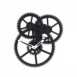 Kikkerland Horloge murale Triple Gear H54cm