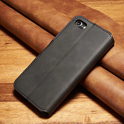 Etui en PU style rétro noir pour votre Apple iPhone 8/7