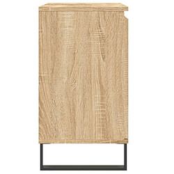 vidaXL Armoire de bain chêne sonoma 58x33x60 cm bois d'ingénierie pas cher