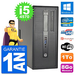 PC Tour HP ProDesk 600 G1 Intel i5-4570 RAM 8Go Disque Dur 1To Windows 10 Wifi · Occasion 