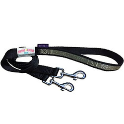 Bobby Papagayo Double Laisse pour Chien Noir Taille S