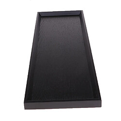 rectangle plateau en bois modèle présentoir base sable table plate-forme noir pas cher