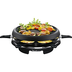 Appareil à raclette 6 personnes 700w + plancha + crêpière - re151812 - MOULINEX