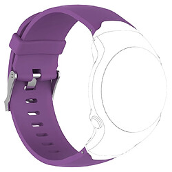 Wewoo Bracelet pour montre connectée en silicone Garmin Approach S3 violet 