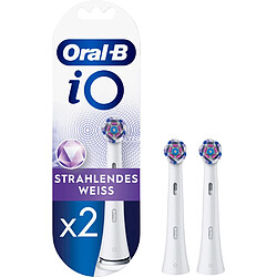 Oral-B 416678 - Oral-B iO Lot de 2 brossettes blanc