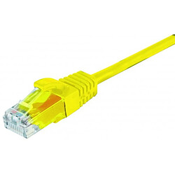 Abi Diffusion Cordon RJ45 catégorie 5e U/UTP snagless jaune - 10 m