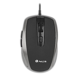 NGS WIRED MOUSE TICK SILVERUSB- Optique DPI switch 800/1600- 6 boutons