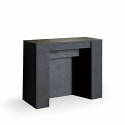 Avis Itamoby Table console extensible salle à manger 90x48-296cm anthracite Venus Report